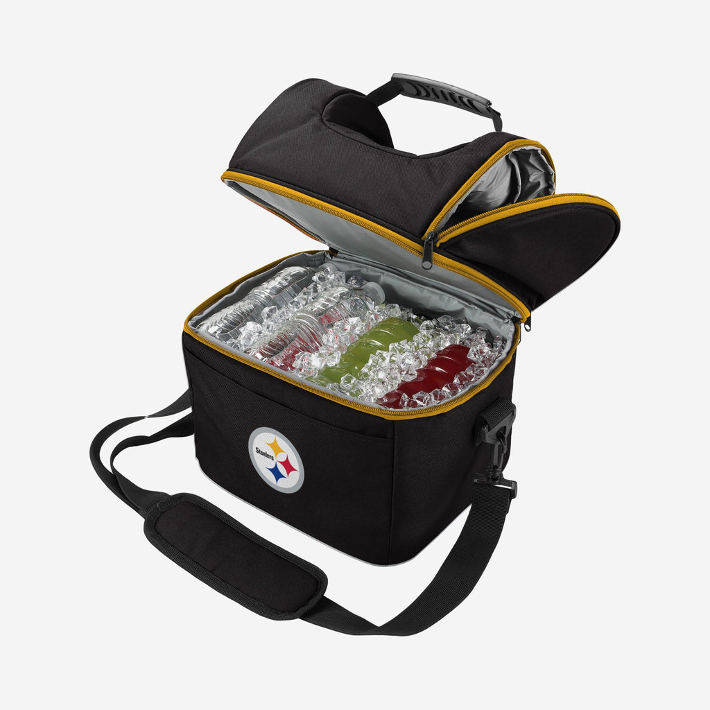 Pittsburgh Steelers Solid Double Compartment Cooler FOCO