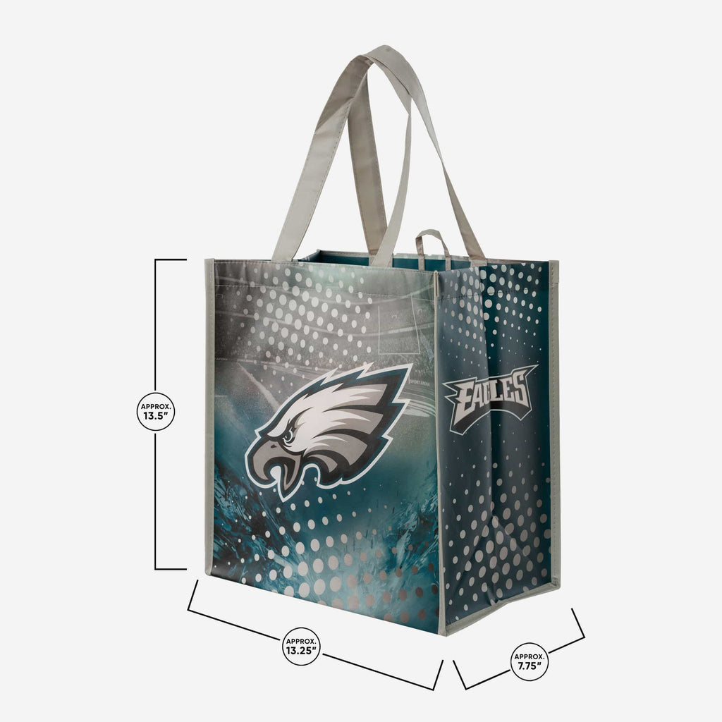 Philadelphia Eagles 4 Pack Reusable Shopping Bags FOCO