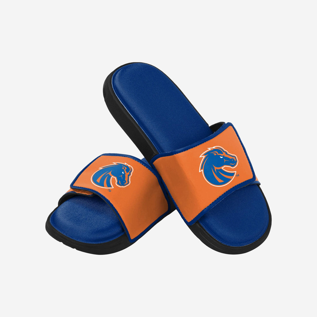 FOCO Boise State Broncos Foam Sport Slide Blue L Men 4
