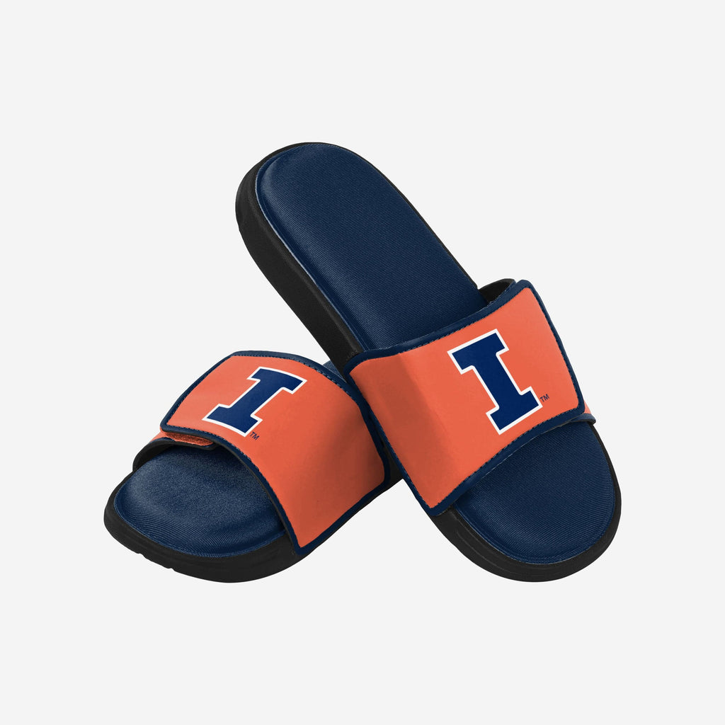 FOCO Foam Sport Slide Illinois Fighting Illini XL Men 4