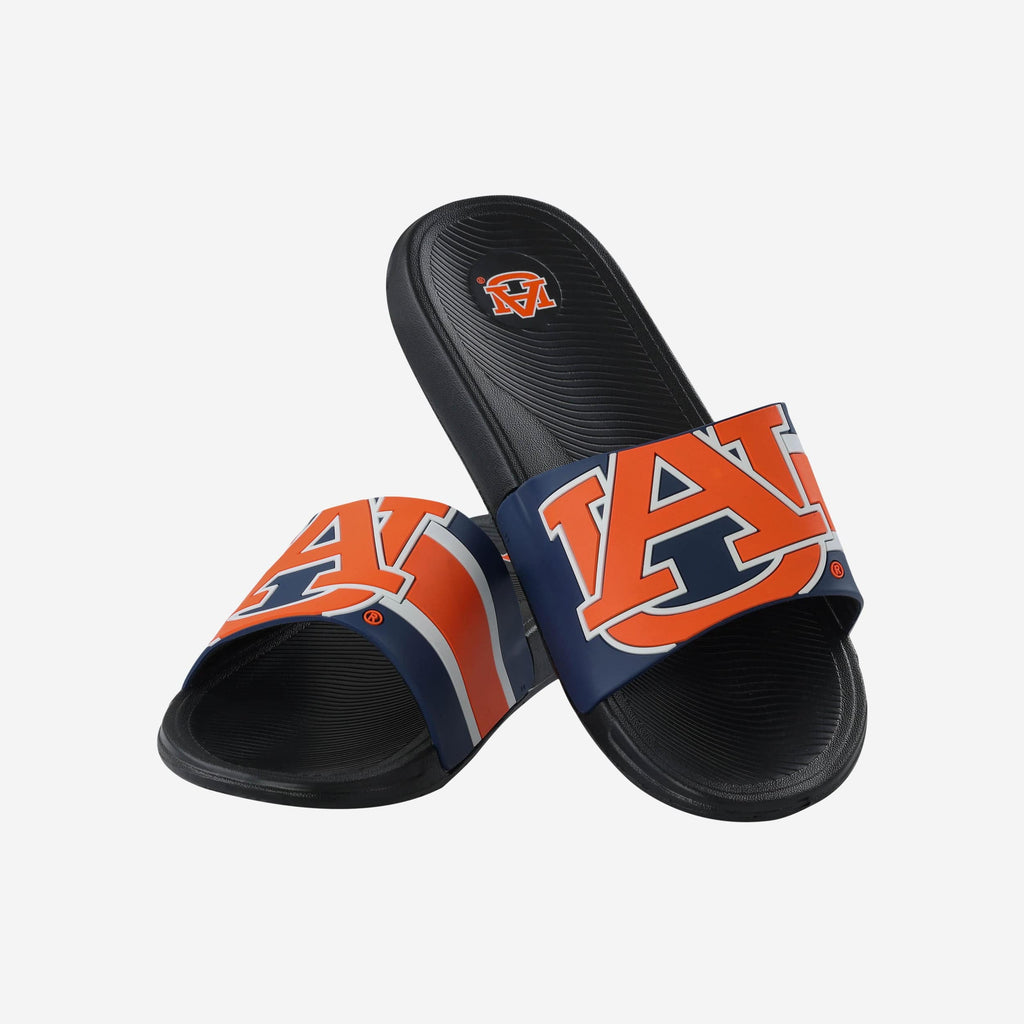 FOCO Auburn Tigers Striped Slide XL Men 4