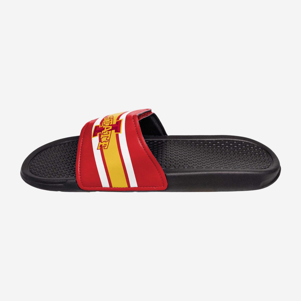 FOCO Iowa State Cyclones Stripe Legacy Sport Slide Black/M 3