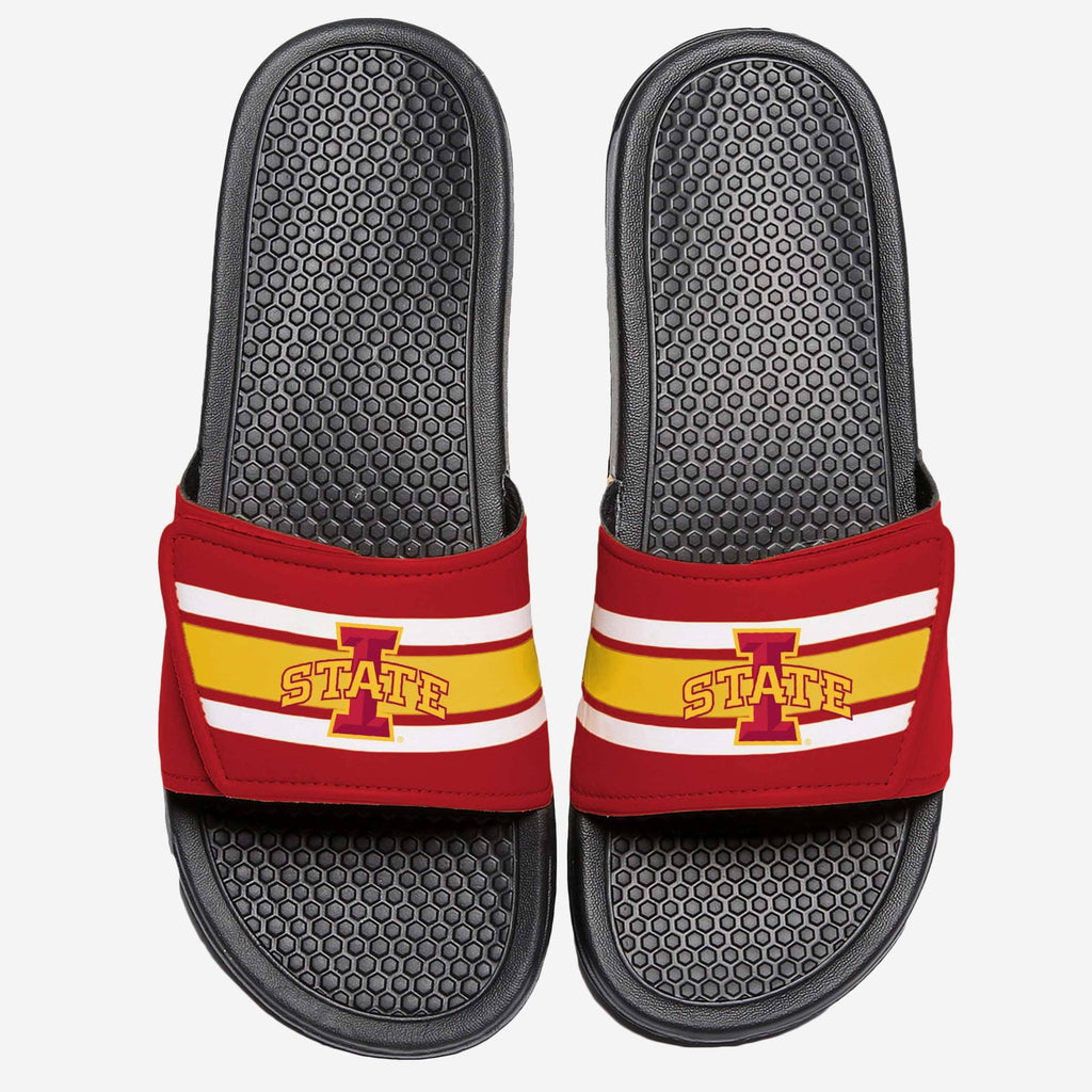 FOCO Iowa State Cyclones Stripe Legacy Sport Slide Black/M 2
