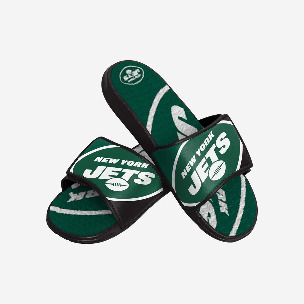 FOCO Colorblock Big Logo Gel Slide Green L Men 4