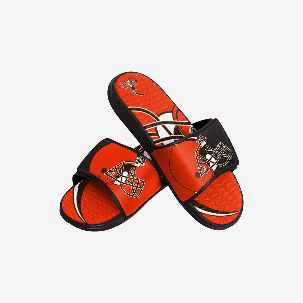 FOCO Colorblock Big Logo Gel Slide Unisex Green L 4