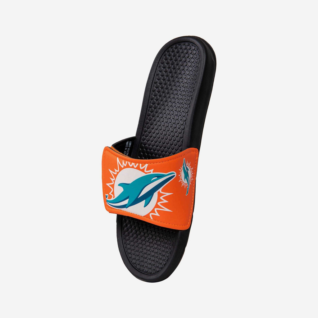 Miami Dolphins Cropped Big Logo Slide FOCO display picture 1