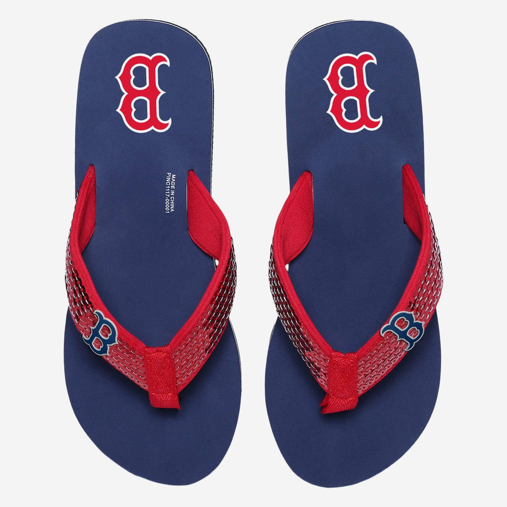 red sox flip flops