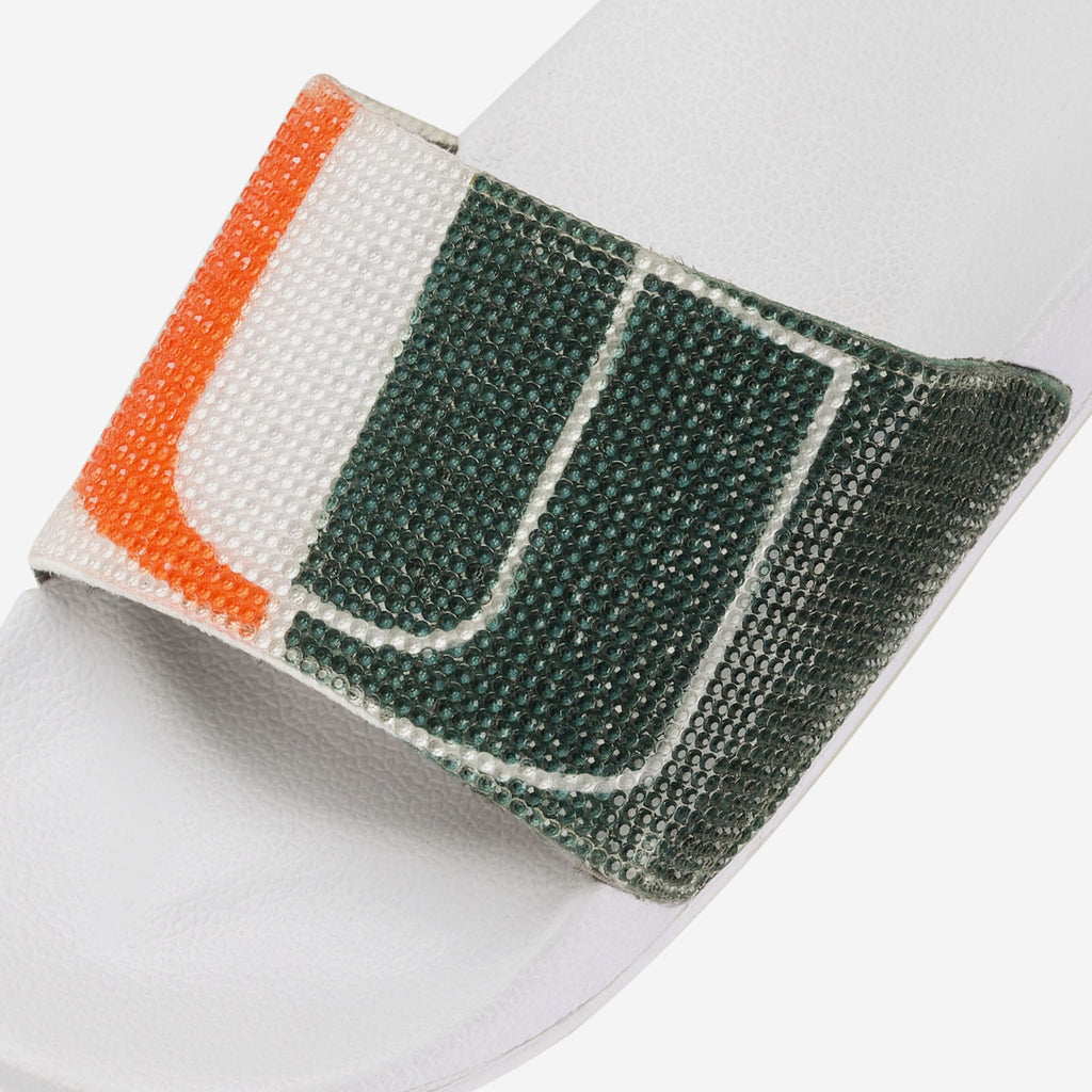 FOCO Big Logo Shimmer Slide Green XL 3