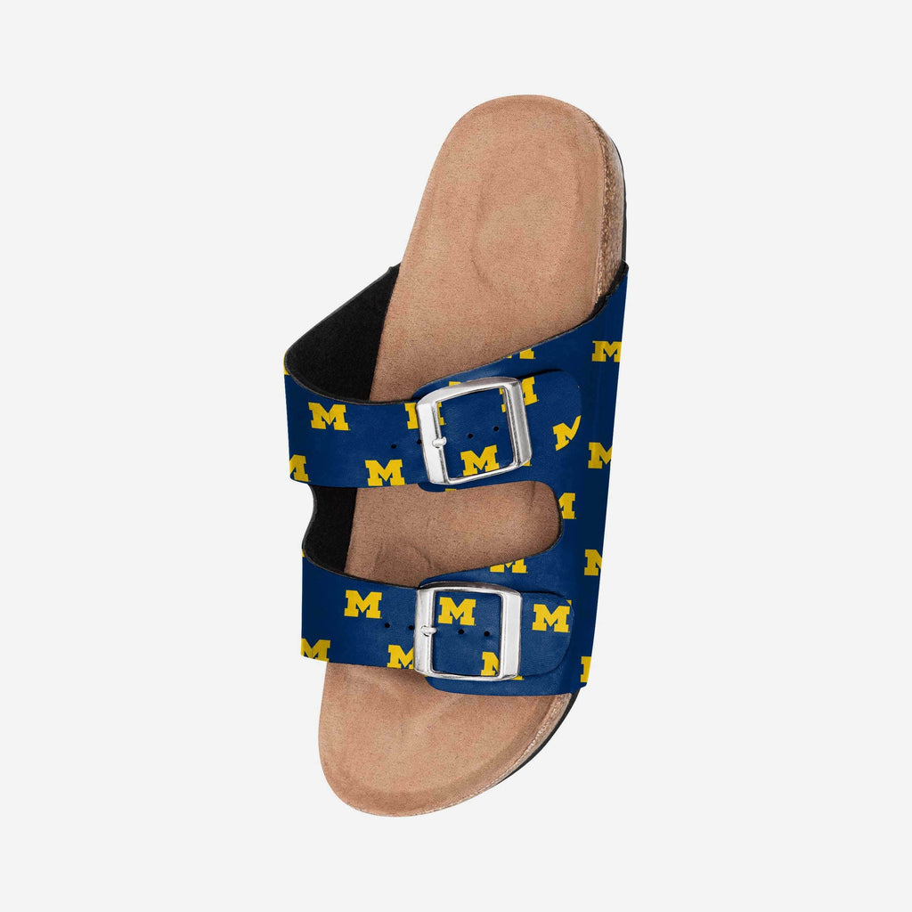 FOCO Michigan Wolverines Double Buckle Sandal S 3