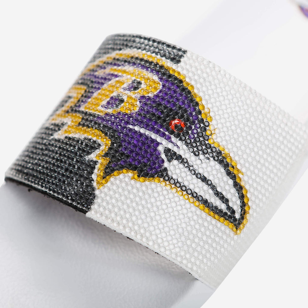 FOCO Big Logo Shimmer Slide Women's S 3