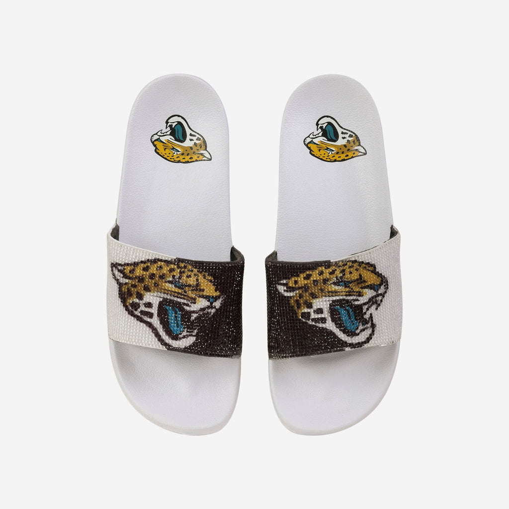 FOCO Big Logo Shimmer Slide Women's Large 2