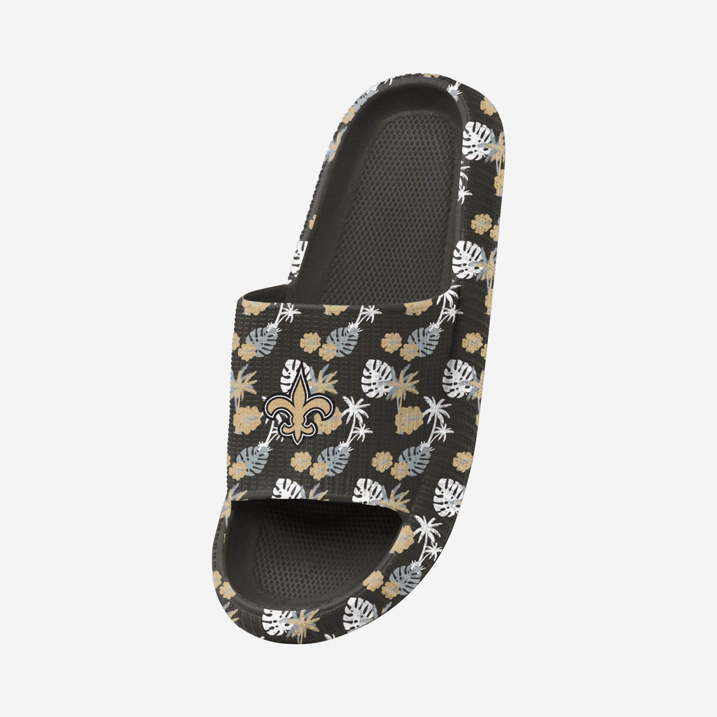 FOCO New Orleans Saints Floral Pillow Slide S Women 3