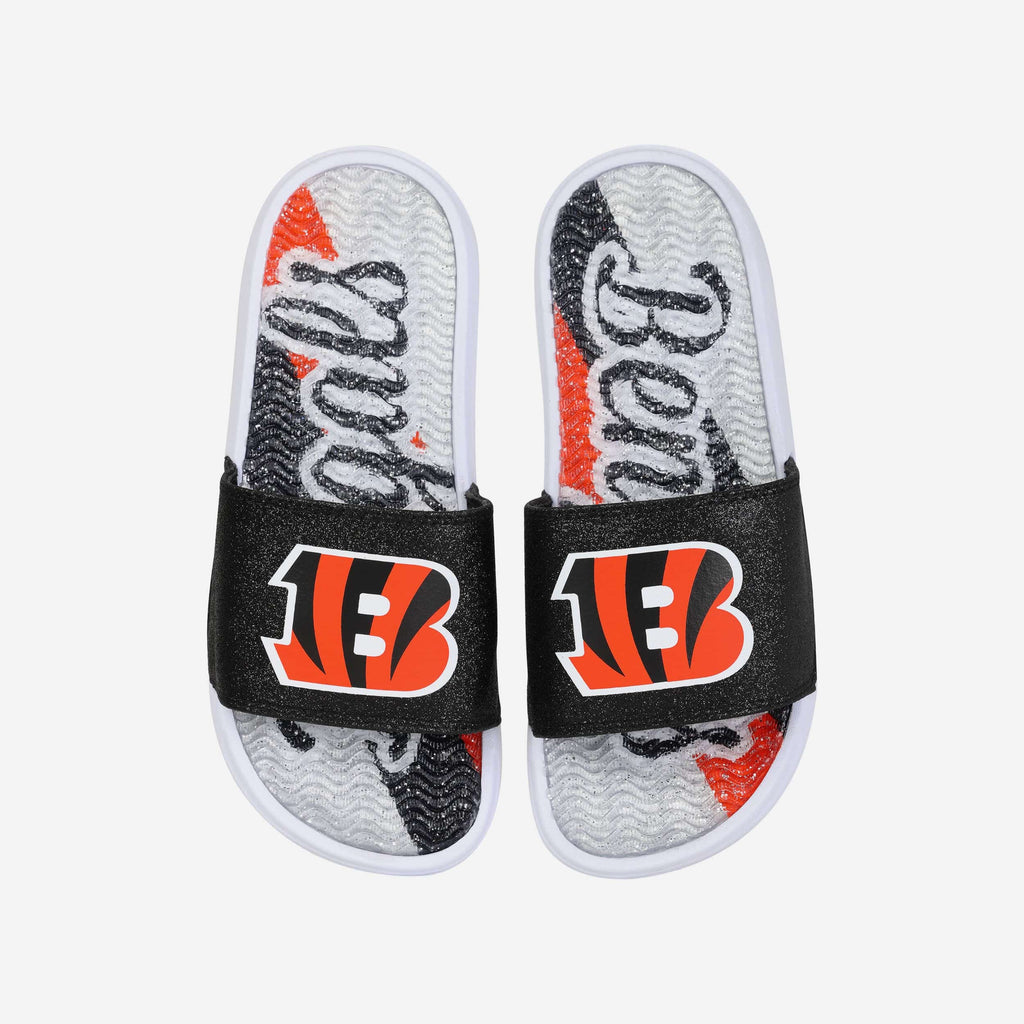 FOCO Glitter Gel Slide XL Black 2