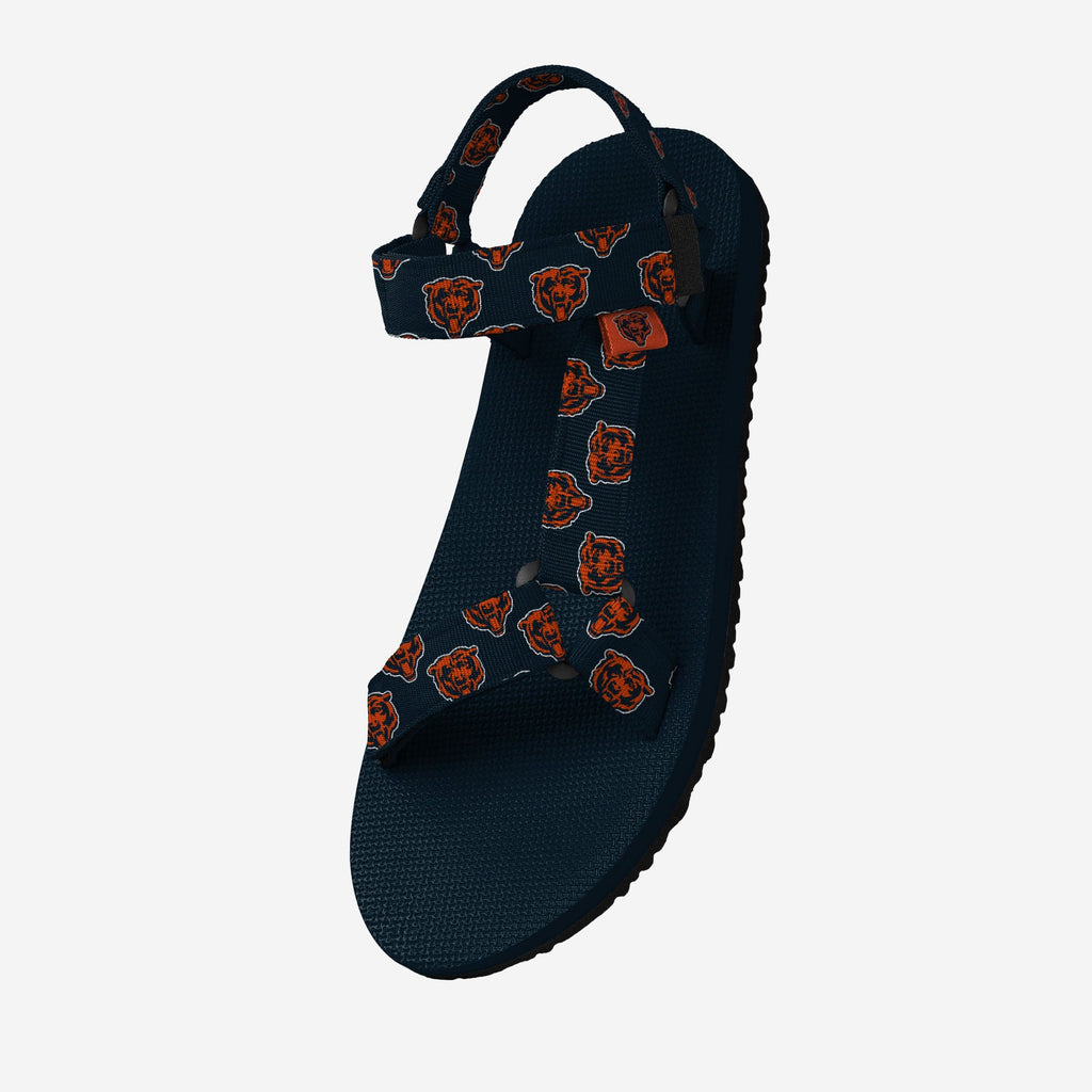 FOCO Chicago Bears Repeat Logo Strap Sandal Women L 3