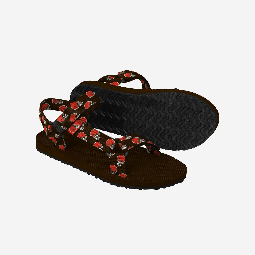 FOCO Repeat Logo Strap Sandal Brown S 4