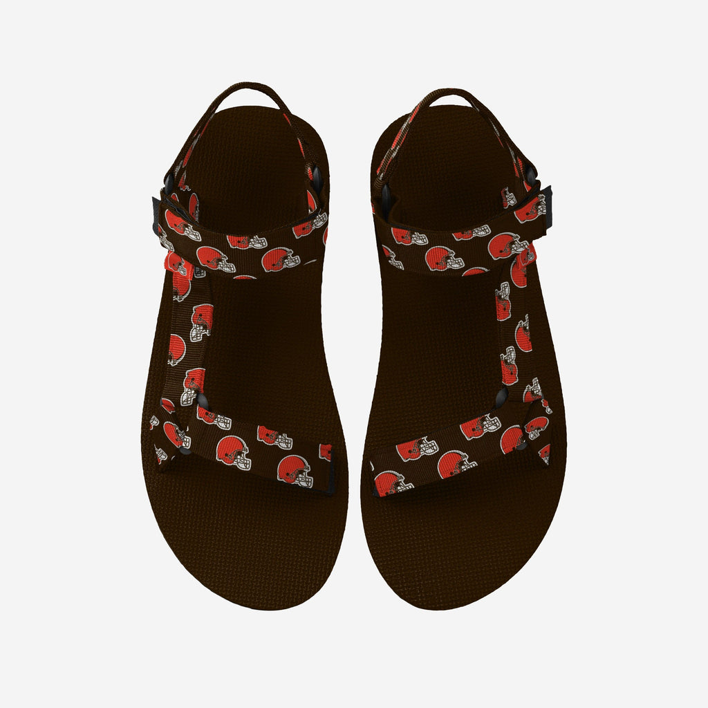 FOCO Repeat Logo Strap Sandal Brown S 2