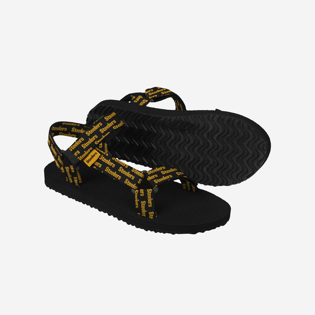 FOCO Repeat Logo Strap Sandal Black L 4