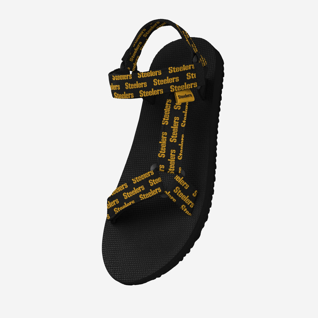 FOCO Repeat Logo Strap Sandal Black L 3