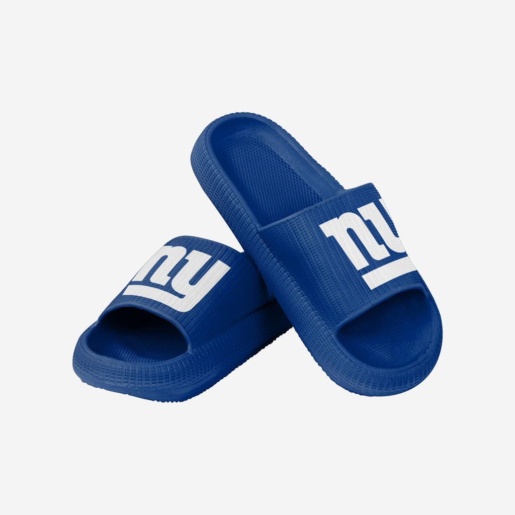 FOCO New York Giants Team Color Pillow Slide Blue S 4
