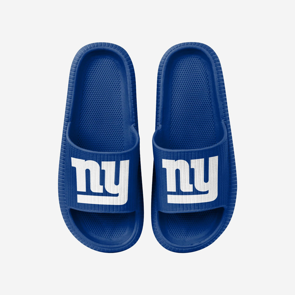 FOCO New York Giants Team Color Pillow Slide Blue S 2