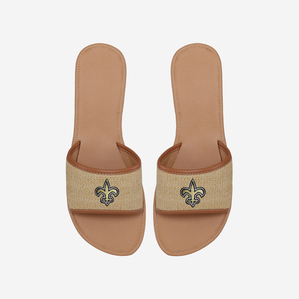 FOCO New Orleans Saints Straw Slide M Women 2