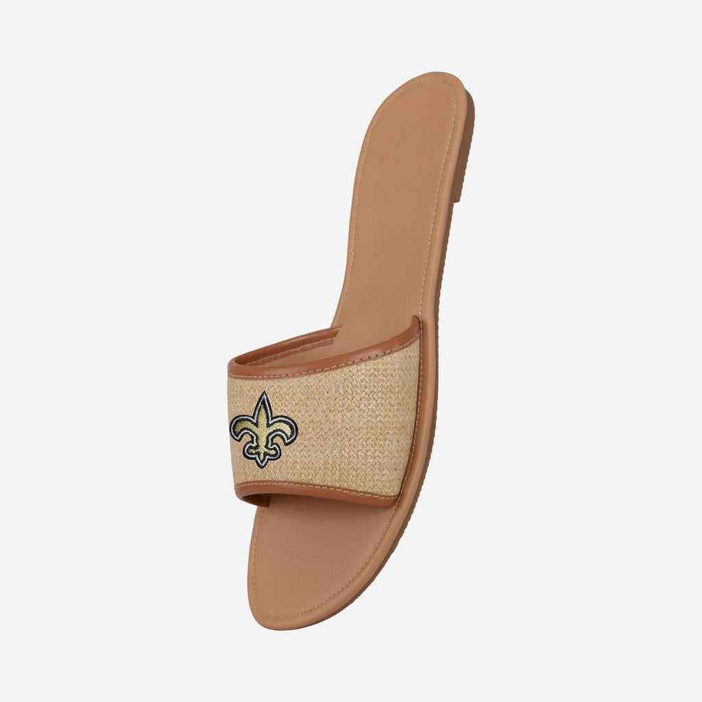 FOCO New Orleans Saints Straw Slide M Women 3