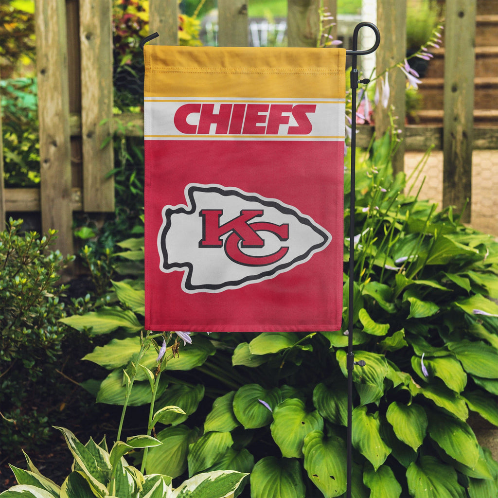 Kansas City Chiefs Garden Flag Set - 13x18 Inch Double Sided Flag With Stand - View #13