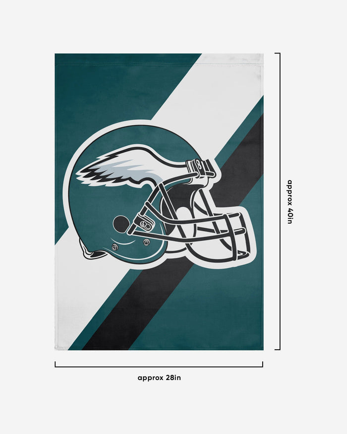 Philadelphia Eagles Helmet Vertical Flag FOCO - FOCO.com