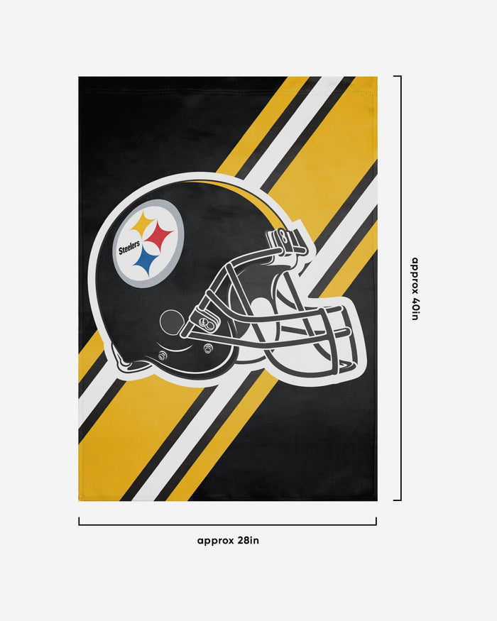 Pittsburgh Steelers Helmet Vertical Flag FOCO - FOCO.com