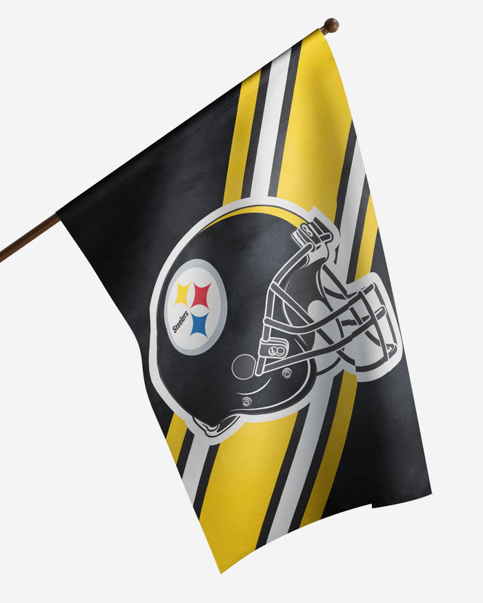 Pittsburgh Steelers Helmet Vertical Flag FOCO - FOCO.com