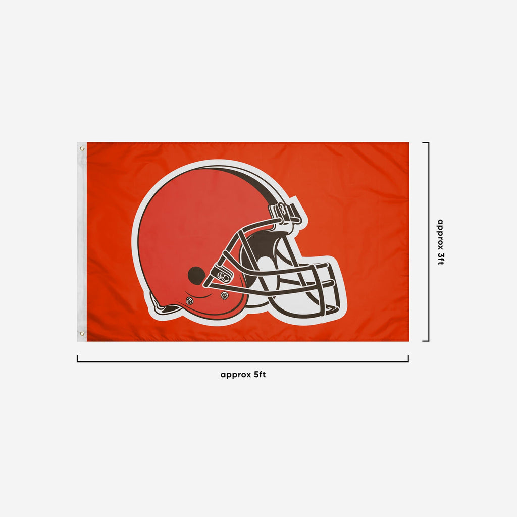 FOCO Cleveland Browns Horizontal Flag 4