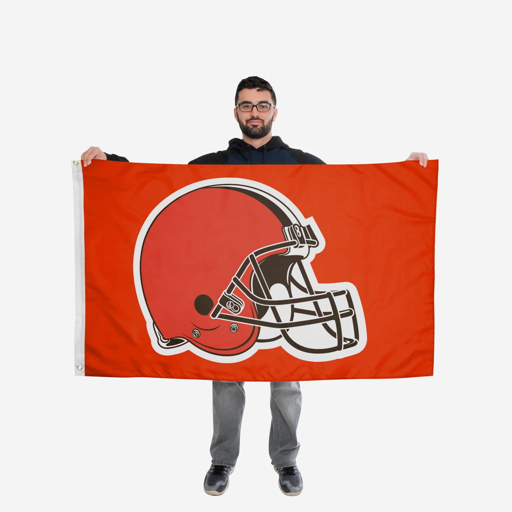FOCO Cleveland Browns Horizontal Flag 3