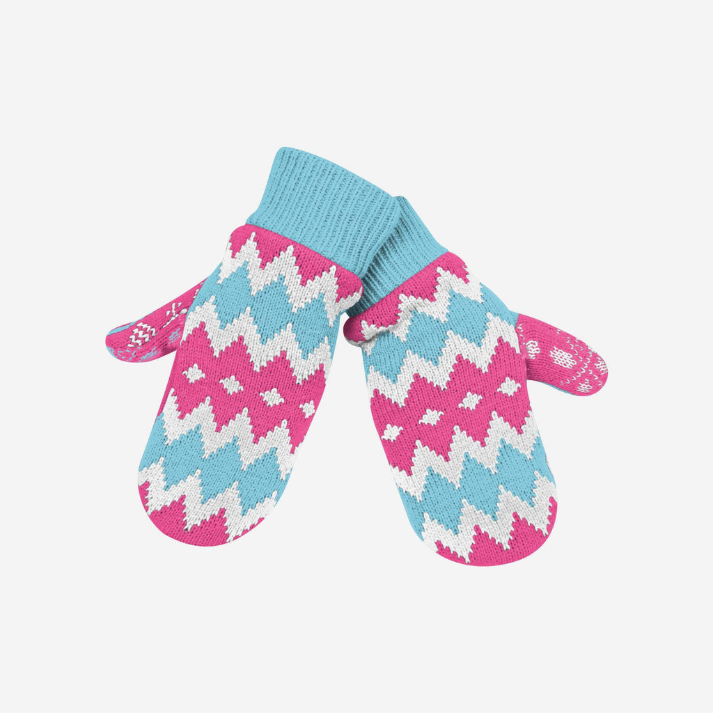 FOCO Blau & Rosa Fäustlinge - Unisex 3