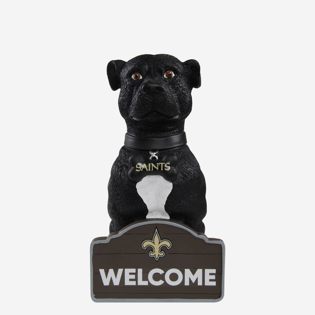 FOCO New Orleans Saints American Staffordshire Terrier Statue 2