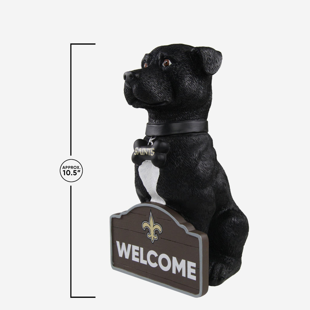 FOCO New Orleans Saints American Staffordshire Terrier Statue 3