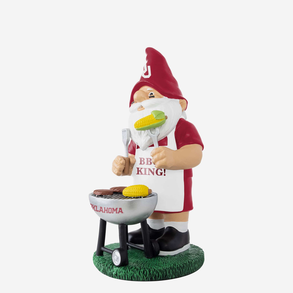 FOCO Oklahoma Sooners Grill Gnome Multicolor 3
