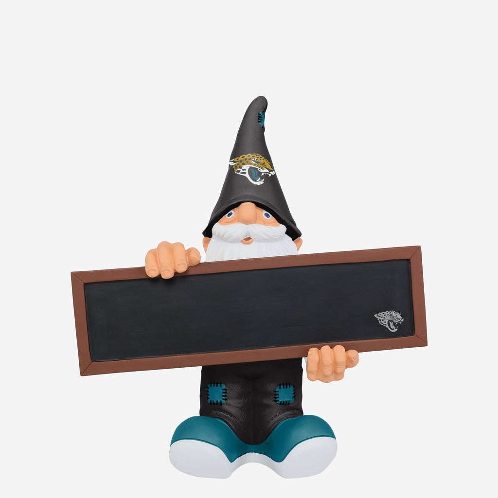 FOCO Jacksonville Jaguars Chalkboard Sign Gnome Multicolor 11in 2