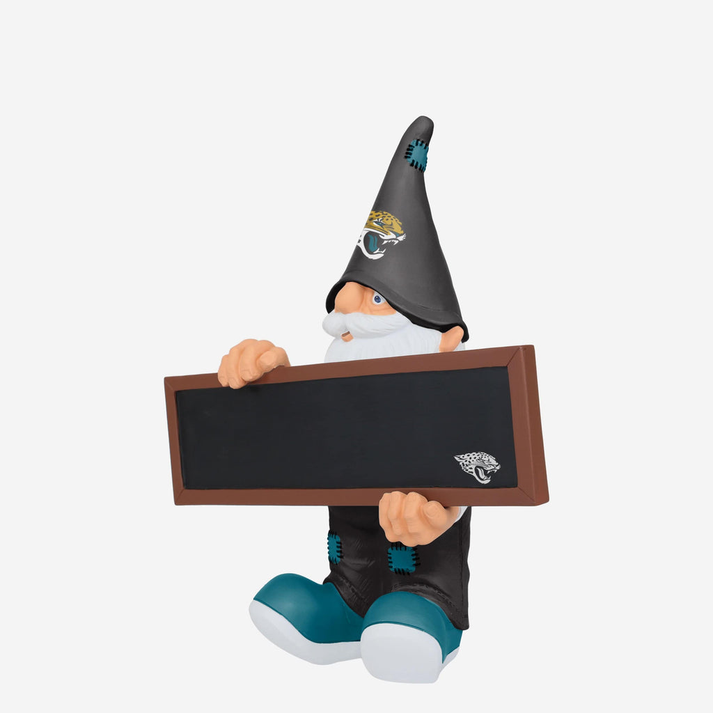 FOCO Jacksonville Jaguars Chalkboard Sign Gnome Multicolor 11in 3