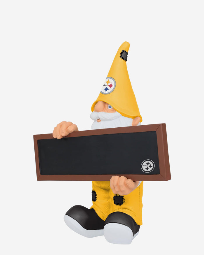 Pittsburgh Steelers Chalkboard Sign Gnome FOCO - FOCO.com