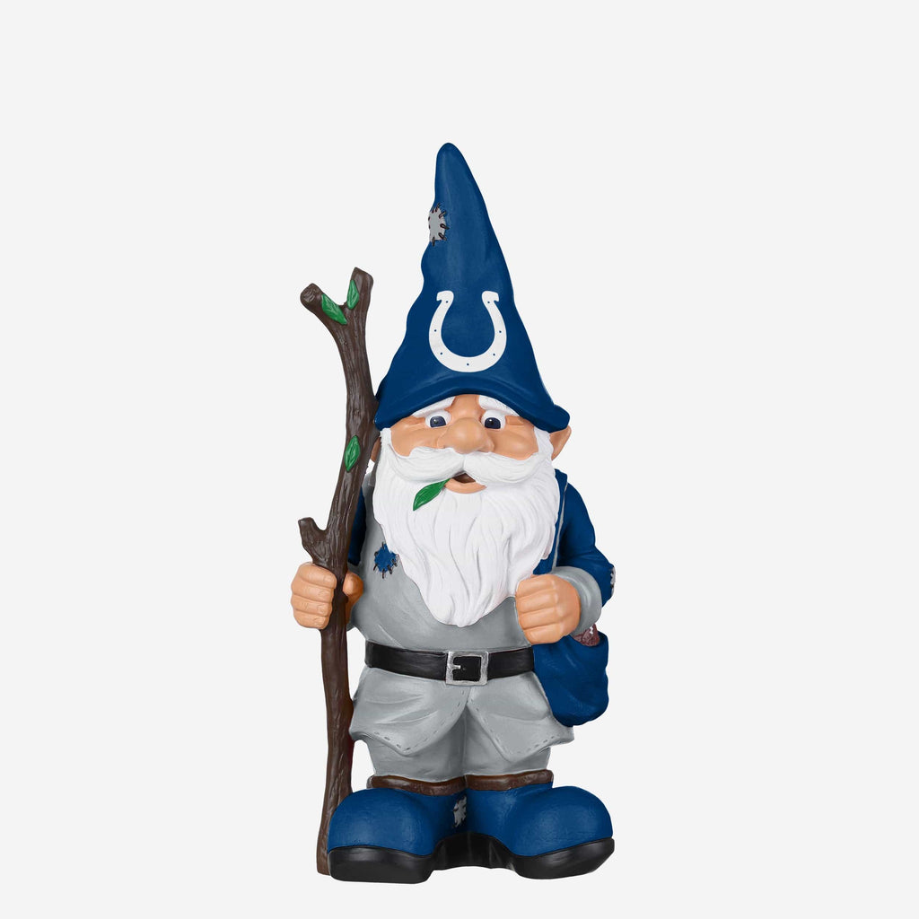 Indianapolis Colts Holding Stick Gnome FOCO - FOCO.com