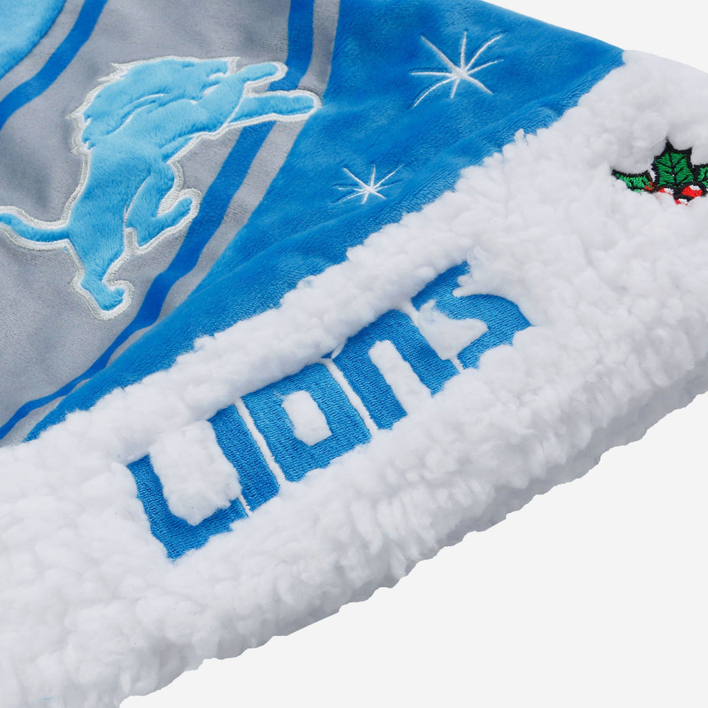 NWT THROWBACK DETROITS LIONS CHRISTMAS/SANTA/PHRYGIAN  CAP/HAT Detroit Lions Embroidered Santa Hat – Fan Treasures main image 4