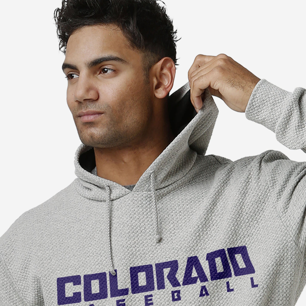 FOCO Colorado Rockies Hoodie Gray M 4