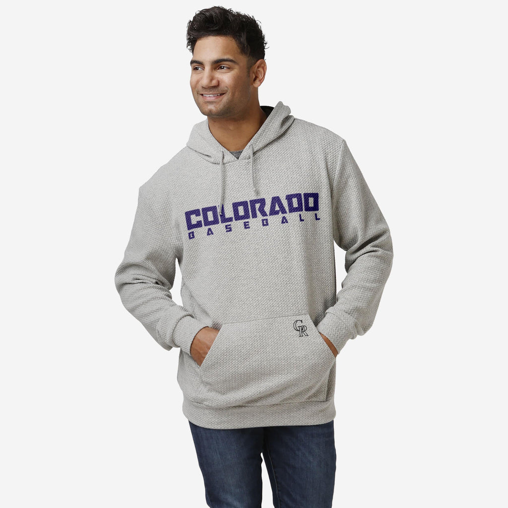 FOCO Colorado Rockies Hoodie Gray M 2