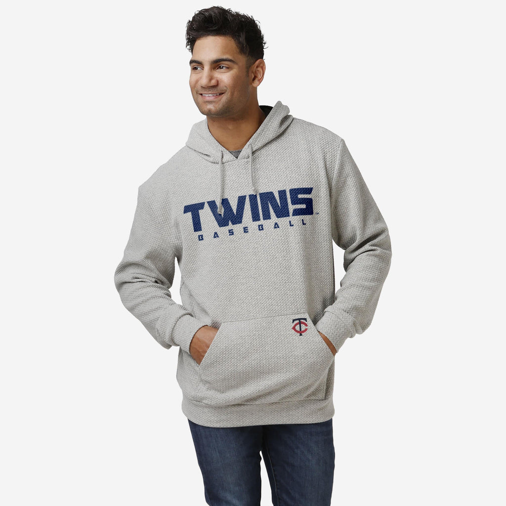 FOCO Minnesota Twins Grau Gewebter Hoodie - XL - Herren 2