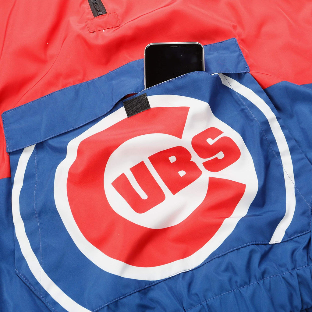 FOCO Chicago Cubs Warm-Up Windbreaker Blue 3XL 4
