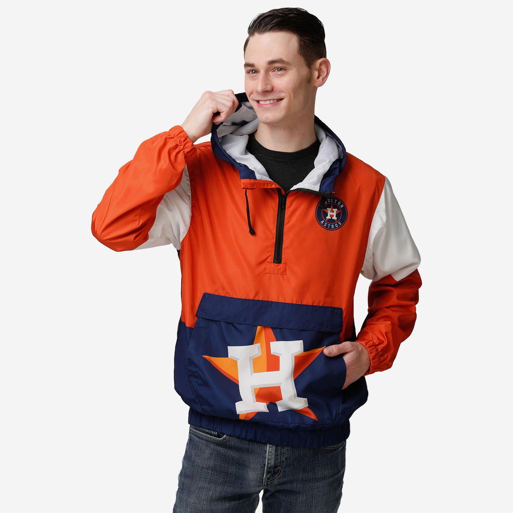 FOCO Houston Astros Warm-Up Windbreaker Navy 2XL 2