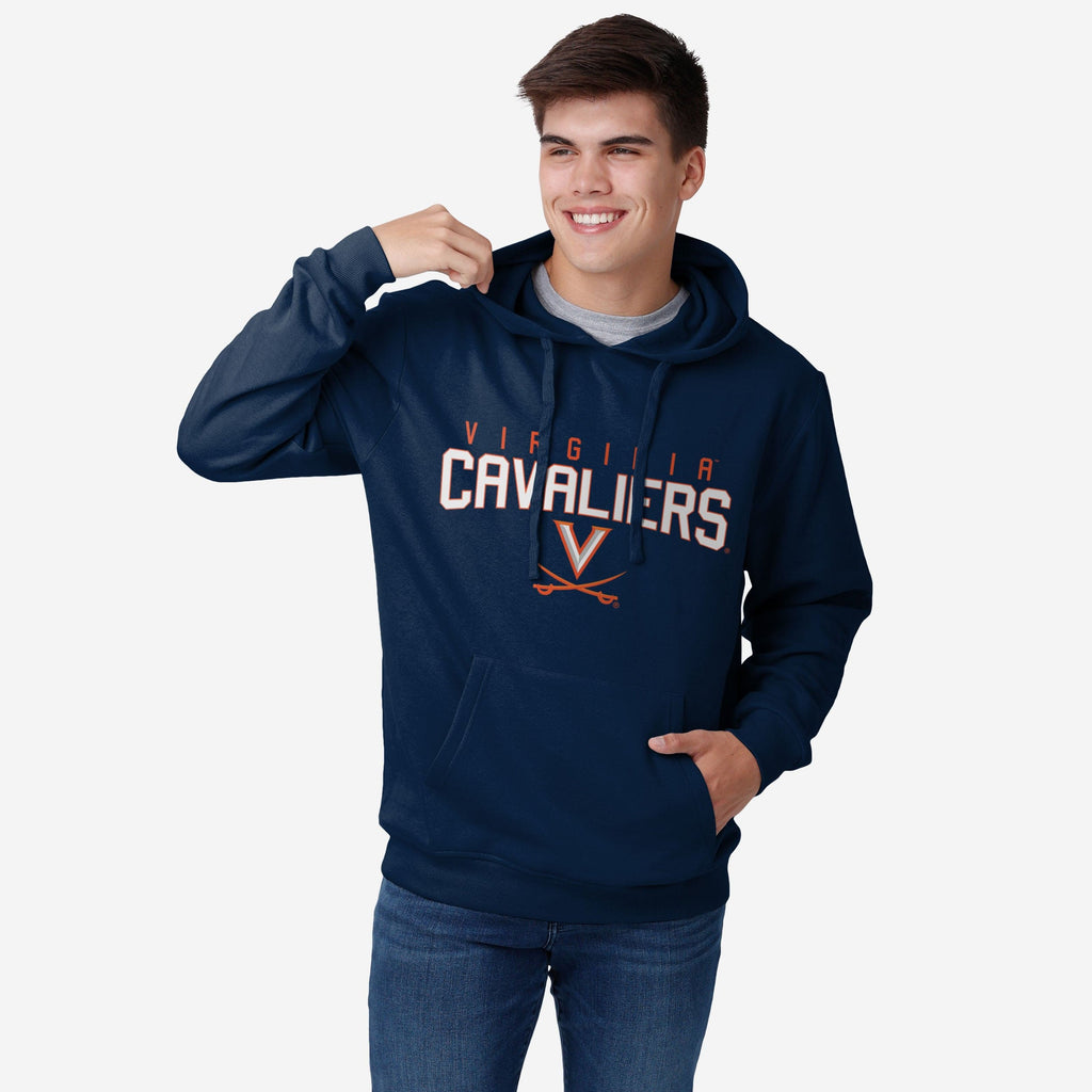FOCO Virginia Cavaliers Solid Hoodie Blue M Men 2