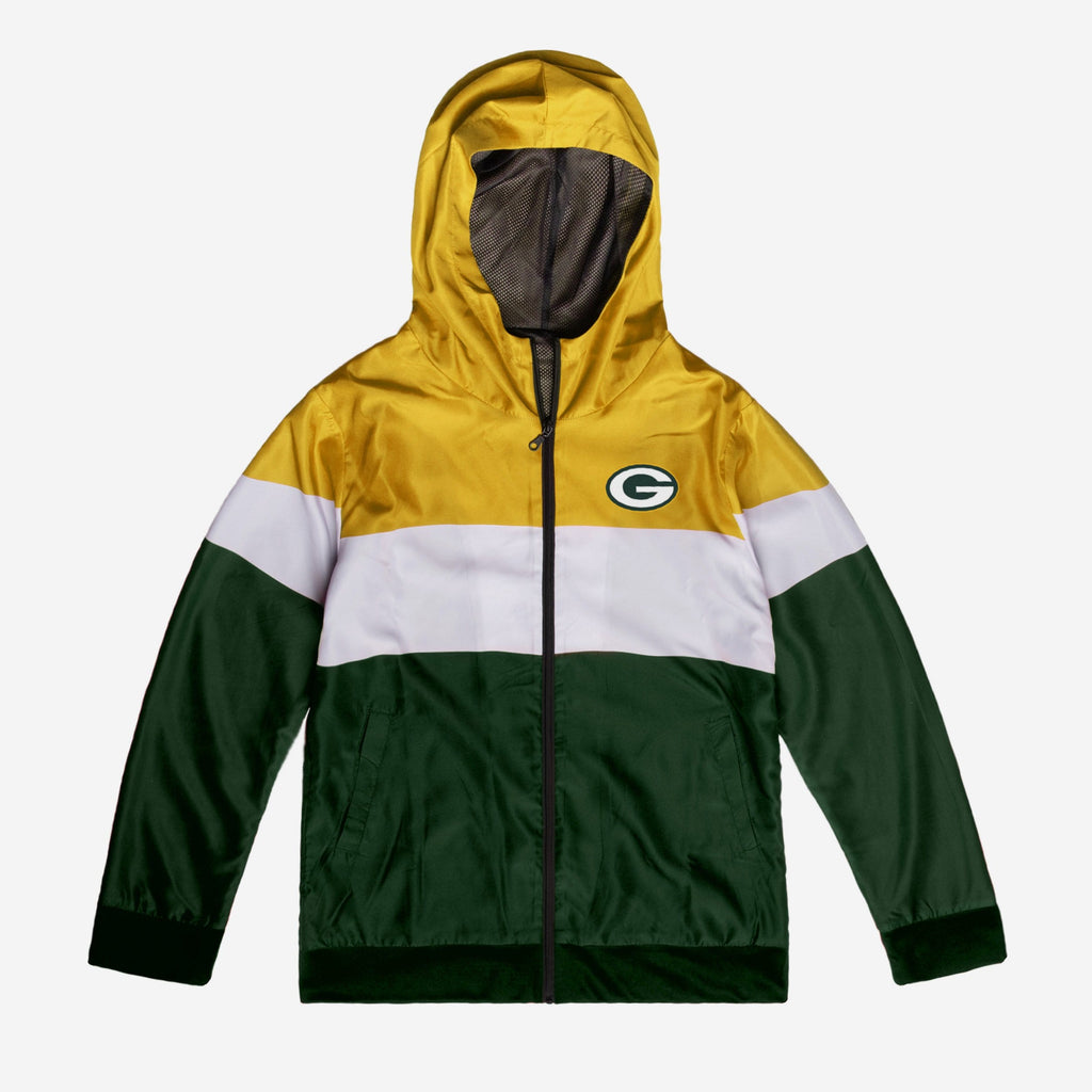 Green Bay Packers GAME DAY XL ジャケット Vintage GAME DAY Logo 7 GREEN BAY PACKERS Men's LARGE Puffer Coat