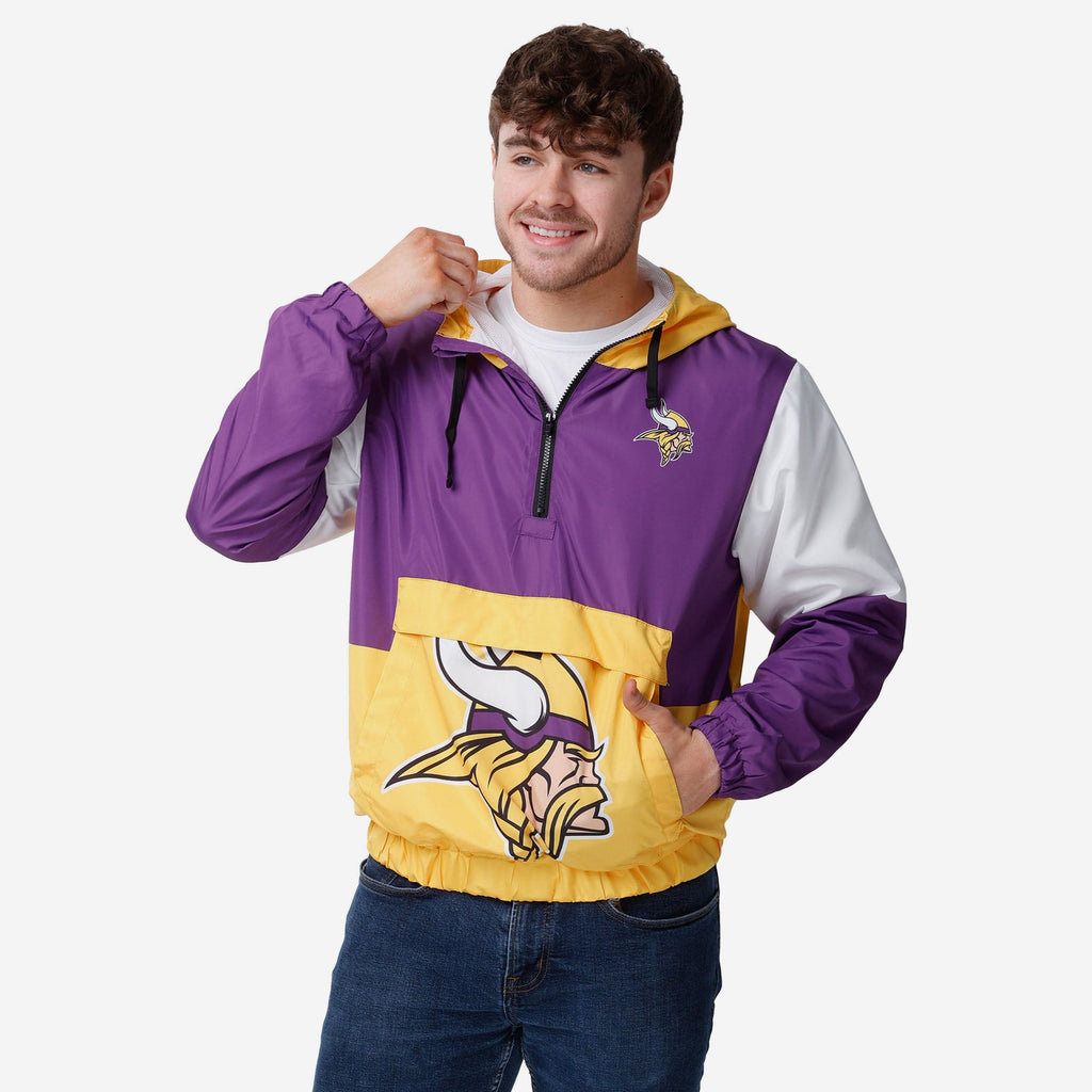 FOCO Minnesota Vikings Warm-Up Windbreaker Men 2XL 2