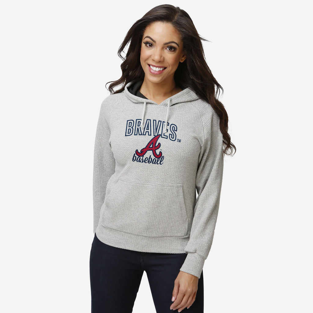 FOCO Atlanta Braves Hoodie Gray S 2